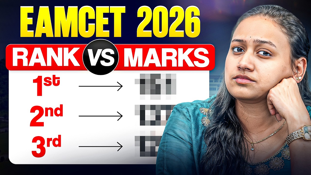 AP & TS EAMCET 2026 Marks vs Rank Analysis | Expected Rank for Your ...