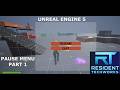 UE5 - Unreal Engine - Pause Menu (Part 1) - Modular Buttons - Using AGLS for tutorial example