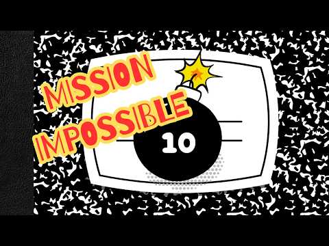 10 Second Timer Bomb MISSION IMPOSSIBLE Classroom Timer