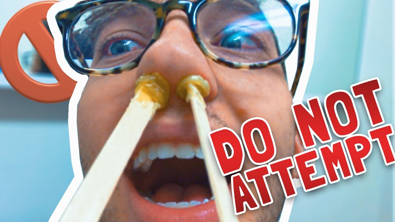 WARNING: Do Not WAX Your NOSE HAIR! - YouTube