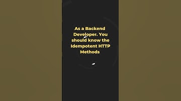 Revise HTTP Idempotent methods with me #java #javacodinginterview #javaprogramming #studywithme