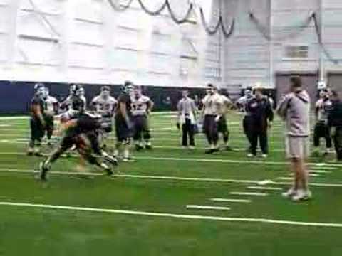 UConn Football: Coach Randy Edsall at Spring Practice