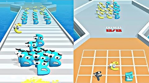 Alphabet Run ABC Letter Go - Gameplay New Mobile Games 6-7 (android,iOS)