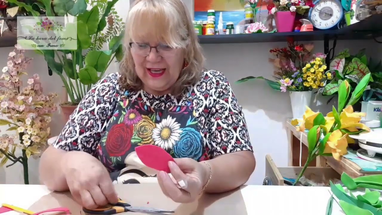 Gladiolas en Fomi 💛❤