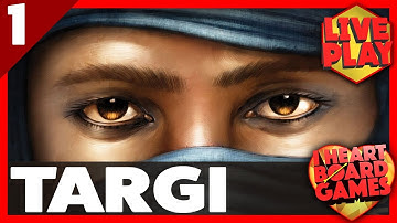 TARGI (Session 1, 2 Players) Live Board Game Session! I Heart Board Games!