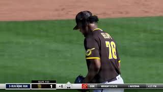 Julio Rodriguez Destroys hanging curveball