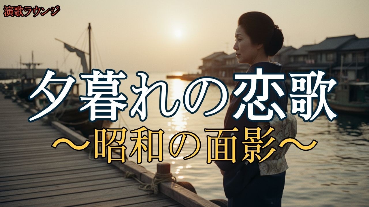夕暮れの恋歌 〜昭和の面影〜 | 女性ボーカル 演歌 全10曲 | 懐メロ 昭和歌謡 | 演歌ラウンジ vol.150