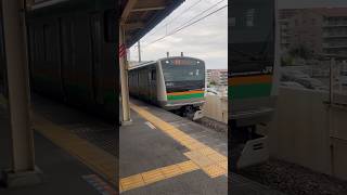 E233系3000番台コツE-13編成＋E231系1000番台コツS-10編成　JR宇都宮線快速4535Y通過