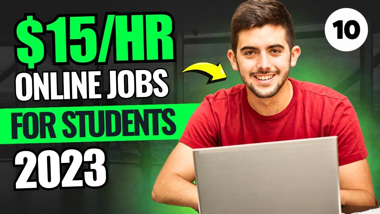 10 Online Jobs that Pay 15 per hour or More for Students in 2023 YouTube