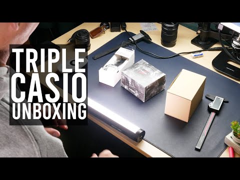 (1) G-Shock (2) A Classic (3) A future classic? Triple Casio Unboxing