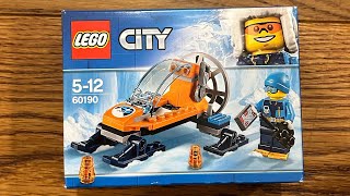 Set 60190 Lego City Arctic Ice Glider Building