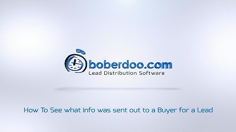 How To See Info Sent To Your Buyer