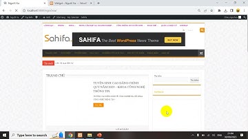 Wordpress -Bài 7 : Cài FANPAGE VÀ HỖ TRỢ TRỰC TUYẾN VÀO
