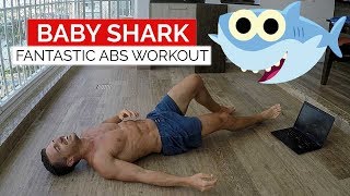 Personal Trainer does Baby Shark Abs Challenge | Gym Performance