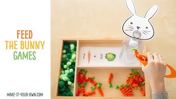 Feed the Bunny: Counting and Adding Games