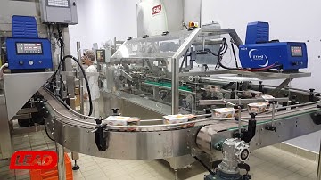 Lead technology  integration line for sleeve wrap and combi tray P&P