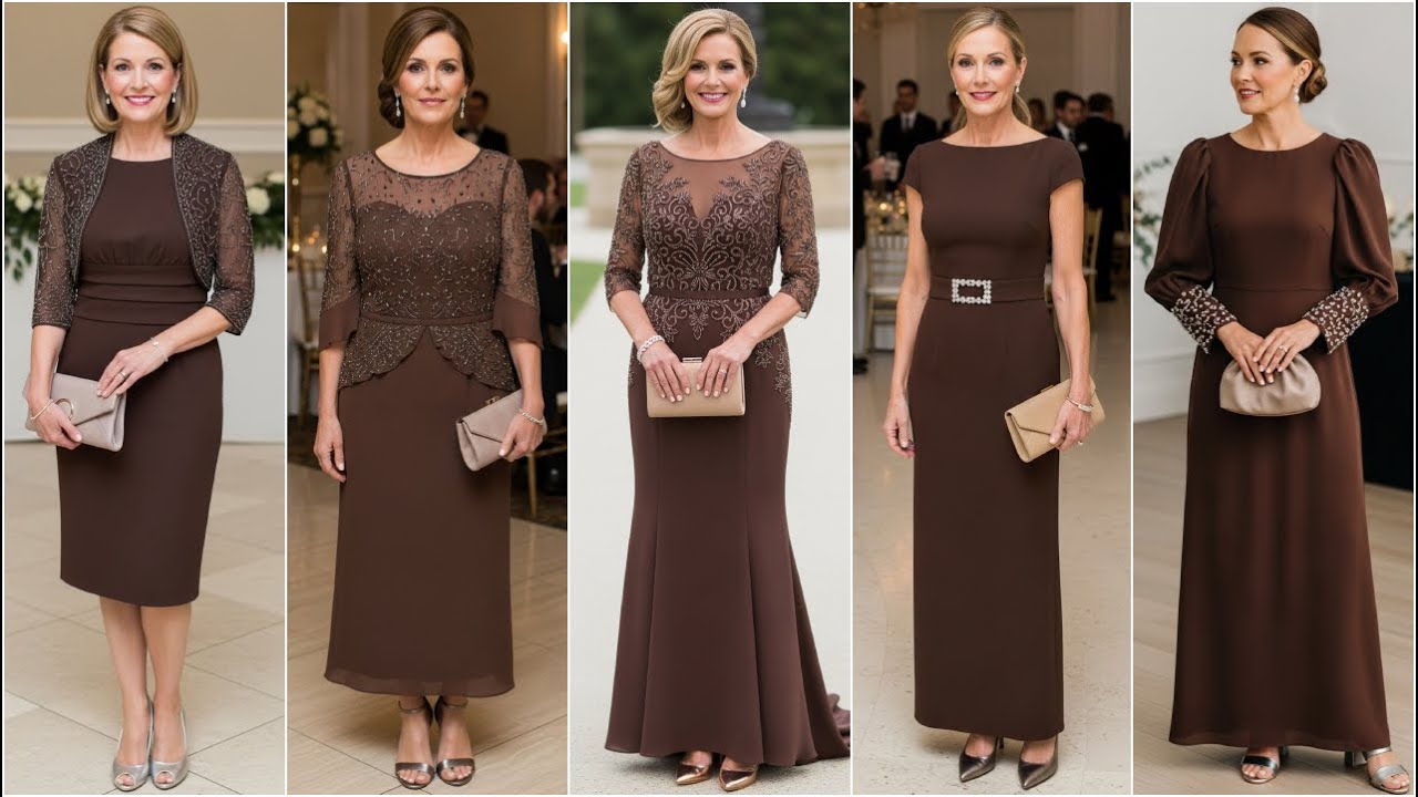Chocolate Brown Mother of the Groom Dresses: Elegant Evening Gowns and New Formal Styles for Moms Chocolate Brown Mother of the Groom Dresses: Elegant Evening Gowns and New Formal Styles for Moms