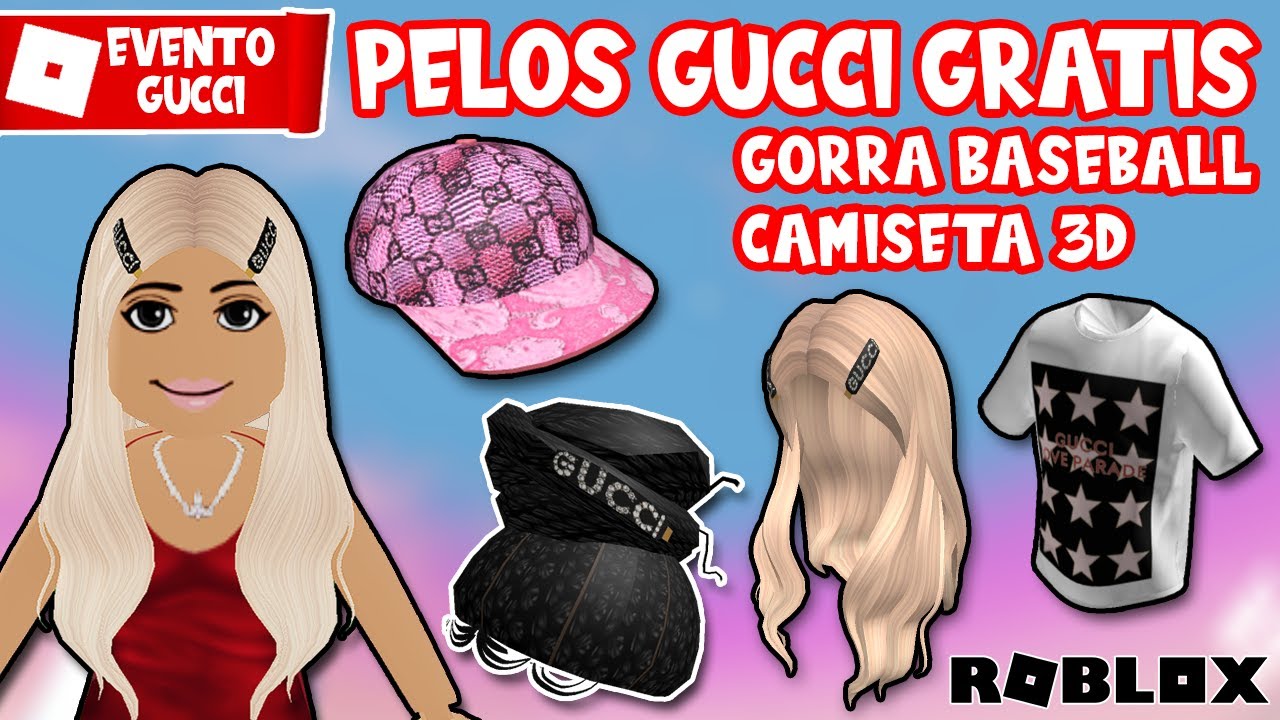 ROBLOX - COMO CONSEGUIR O CABELO GRÁTIS DA GUCCI NO ROBLOX 