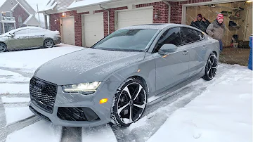 Already Taking My New RS7 Wheels Off + First Ever Harbor Freight Trip!