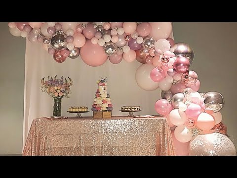 promedio Torrente micro Idea para decorar cumpleaños 16 - YouTube