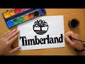 How to draw the Timberland logo