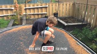 Epic slow motion trampoline tricks!!