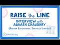 #RaiseTheLine Interview with Aakash Chaudhry of Aakash Educational Services Ltd