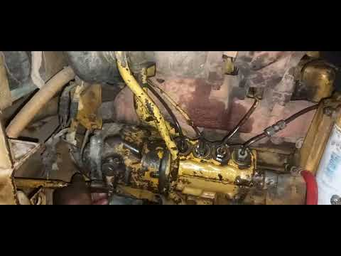 ضبط تقسيمه طلمبه الجاز او الديزل مع تقسيمه المحرك الديزل محرك 3304 قديم لودر 950C
