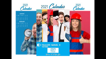 HOW TO CREATE A PROFESSIONAL CALENDAR IN PHOTOSHOP | 2021 CALENDAR | PHOTOSHOP TUTORIAL