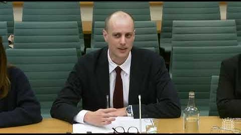 Dr George Dibb speaking to the Parliamentary Energy Security and Net Zero Committee