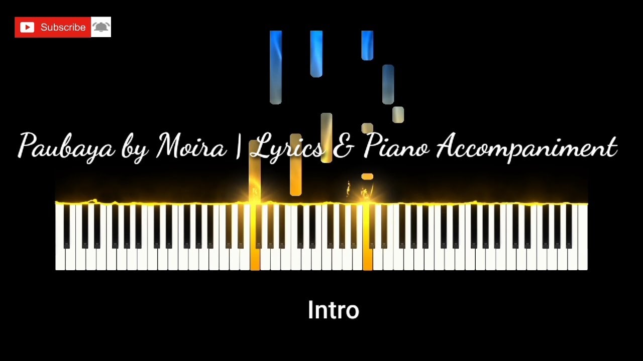 Paubaya by Moira Piano by JB Briones YouTube