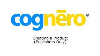 Creating Products (Publishers Only)