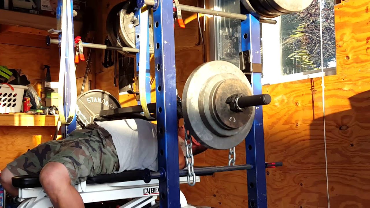 Swiss bar bench press 212.8 lb (96.5 kg) x 6 YouTube