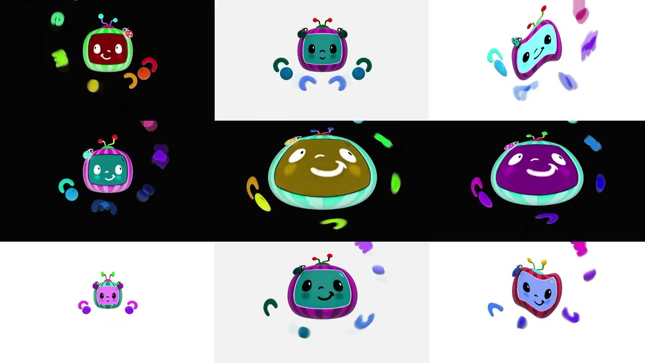 Cocomelon Outro Logo Effects Sponsored By Klasky Csupo 2001 Effects x9  | Inverted