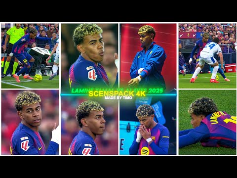 Lamine Yamal Vs Alavés 2025 RARE CLIPS SCENEPACK 4K With AE CC And TOPAZ 