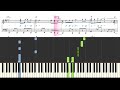 【Piano】Blue Lagoon青い珊瑚礁（松田聖子Matsuda Seiko）