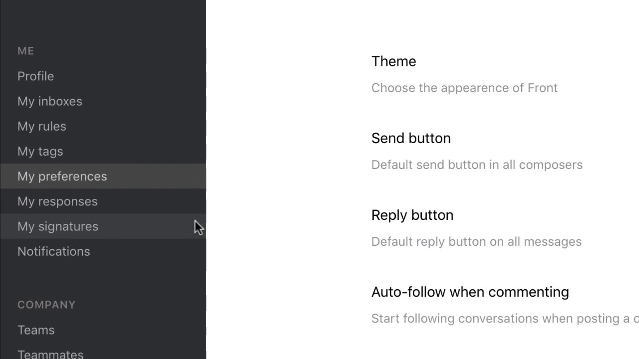 Front How To – Customizing Preferences - YouTube