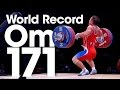 Om yun chol 56kg north korea 171kg clean and jerk world record 2015 world championships