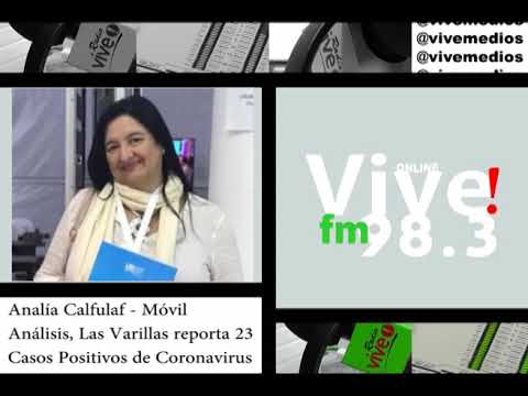Analía Calfulaf Las Varillas reporta 23 casos de Coronavirus