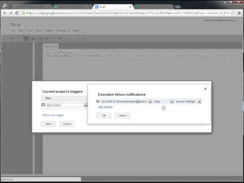 Tutorial #1: Notifications in New Sheets with Google Apps Script