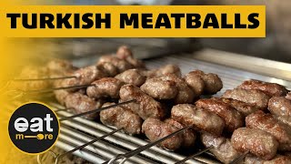 أفضل كرات اللحم التركية التقليدية|صنع كرات اللحم Inegol | طعام الشارع التركي screenshot 5