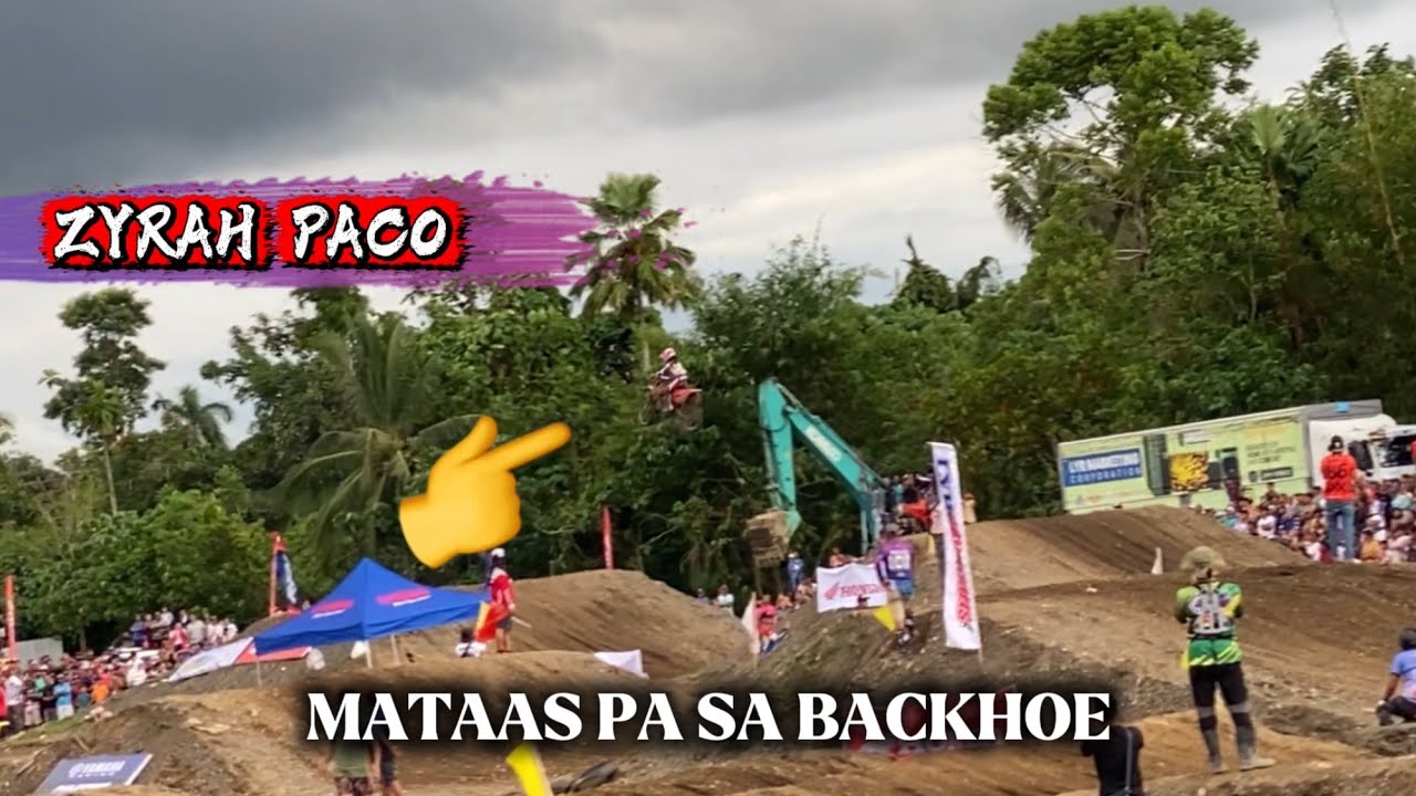 ZYRAH PACO ni lupad taas pa sa backhoe |  Ladies Finals LYR MOTOCROSS 2025
