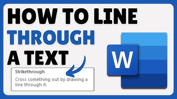 How To Strikethrough Text In Microsoft Word (2025)