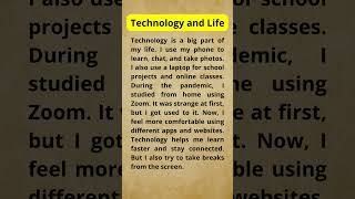 Short Story For Shadowing Practice | How Technology Changed My Life #englishshadowing #shorts