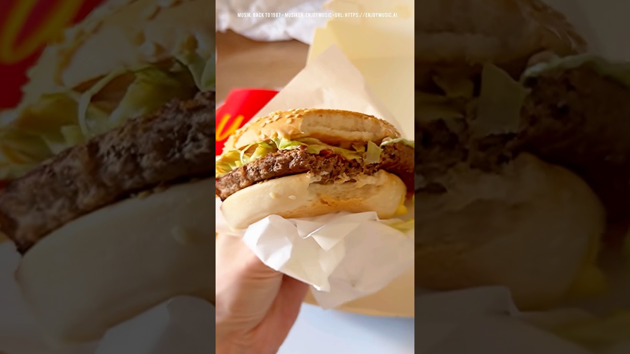 Gluten Free Burger at McDonald’s in Prague