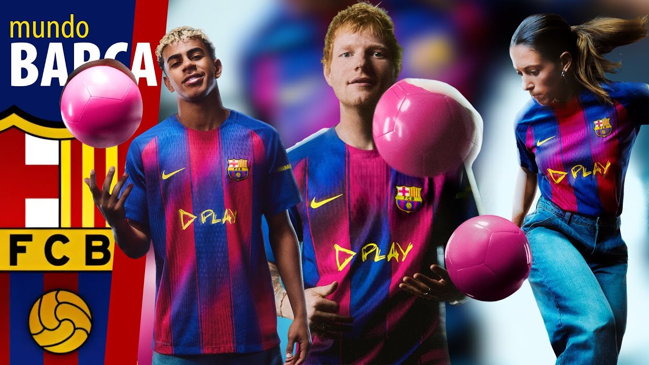 Это футболка «Барсы» для предстоящего Класико: Эд Ширан и его «Play», спасибо Spotify