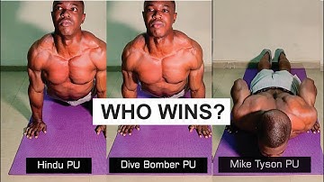 Hindu vs Dive Bomber vs Mike Tyson Pushups | The Ultimate Comparison #Hindu #divebomber #miketyson