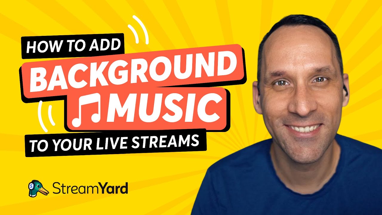 How to Add Background Music In StreamYard