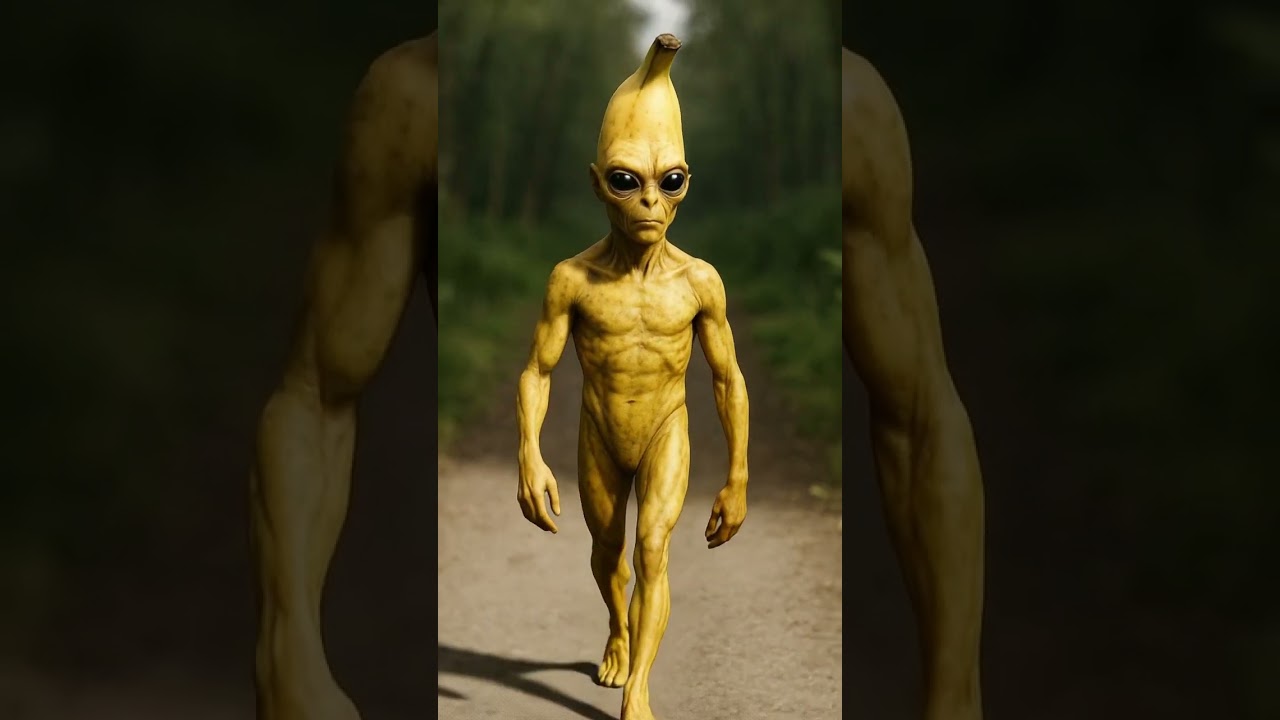 Banana Alien 👽🍌 – The Strangest Visitor from Space!