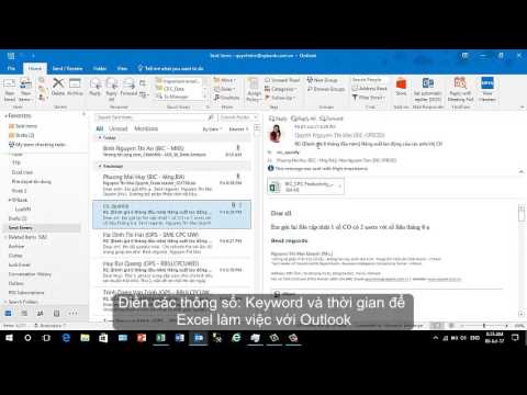 [VBA excel+Outlook]  Liệt kê các email trên Outlook bằng VBA